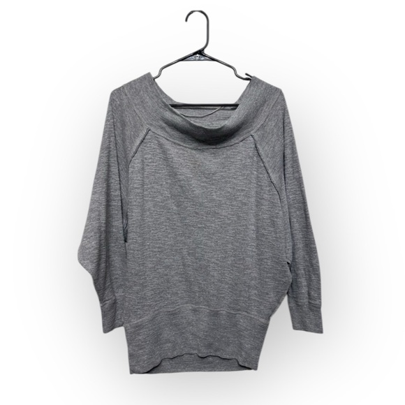 We The Free Sweaters - We The Free Light Gray Cowl Neck Sweater